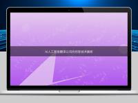 AI人工智能翻譯公司的創新技術解析